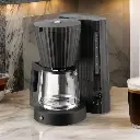 Plissé - Cafetera Eléctrica negra