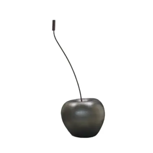 [Q280/6] Escultura Cherry 85 cm en negro dorado
