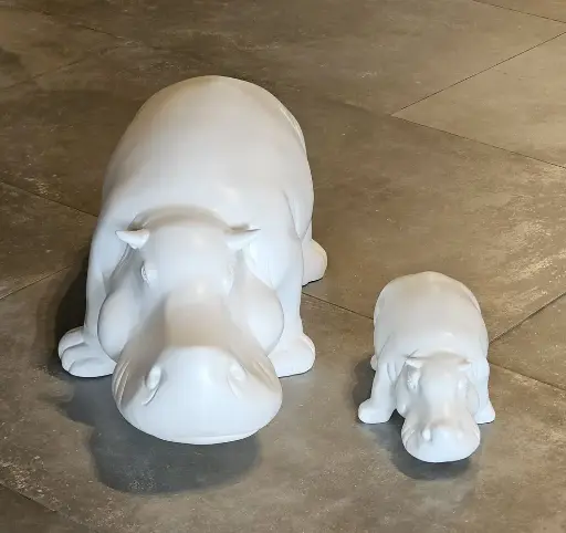 [Q439/1] Hippo Pequeño Blanco
