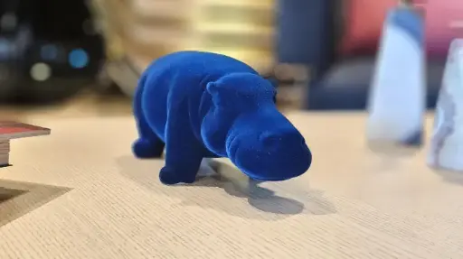 [Q451/10 VI] Hippo Mini violeta en terciopelo
